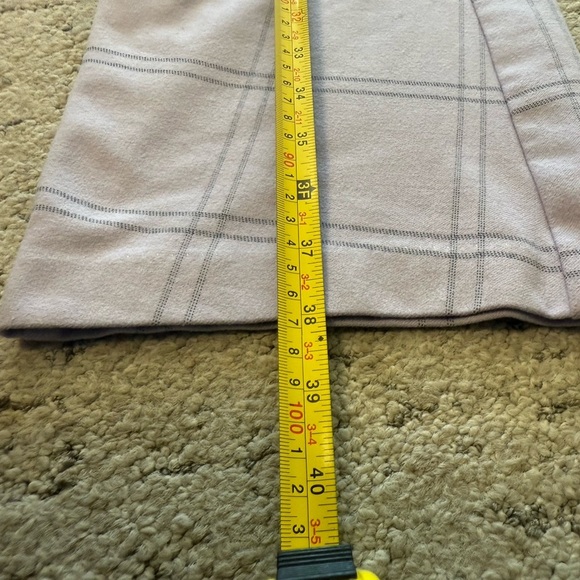 Sunday Best 0 EUC wool blend Lavender Checkered Cargo Pants wide leg/flare - Picture 7 of 13